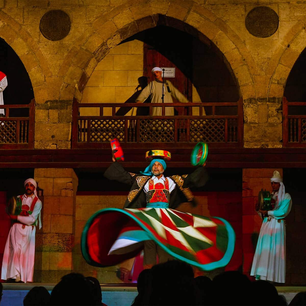 Tanoura Show At The Gate of  El Ghouria